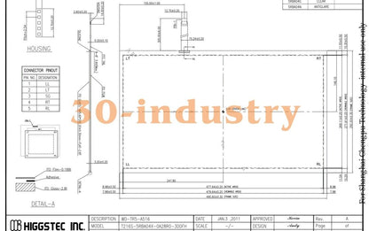 Touch Screen Panel Glass FIT FOR T216S-5RBA04N-0A28R0-300FH Touchpad 30cm Outlet - KOEED