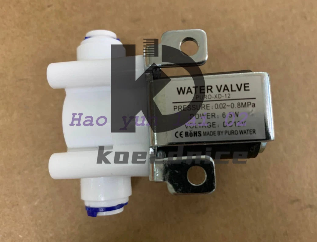 1PC 2 points inlet diameter 6.5mm Water valve PURO-XD12 DC 12V 6.5W