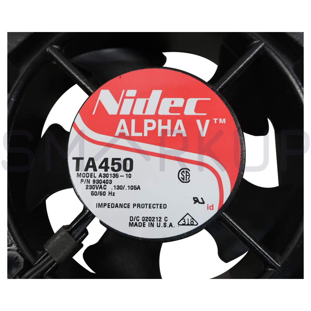 new NIDEC 12038 TA450 A30135-89 930467 Cabinet Cooling Fan 230V 0.130A - NIDEC