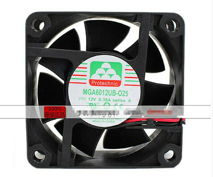 1pcs   Protechnic MGA6012UB-O25 6025 12V 0.38A 6cm 4.56W water pump fan