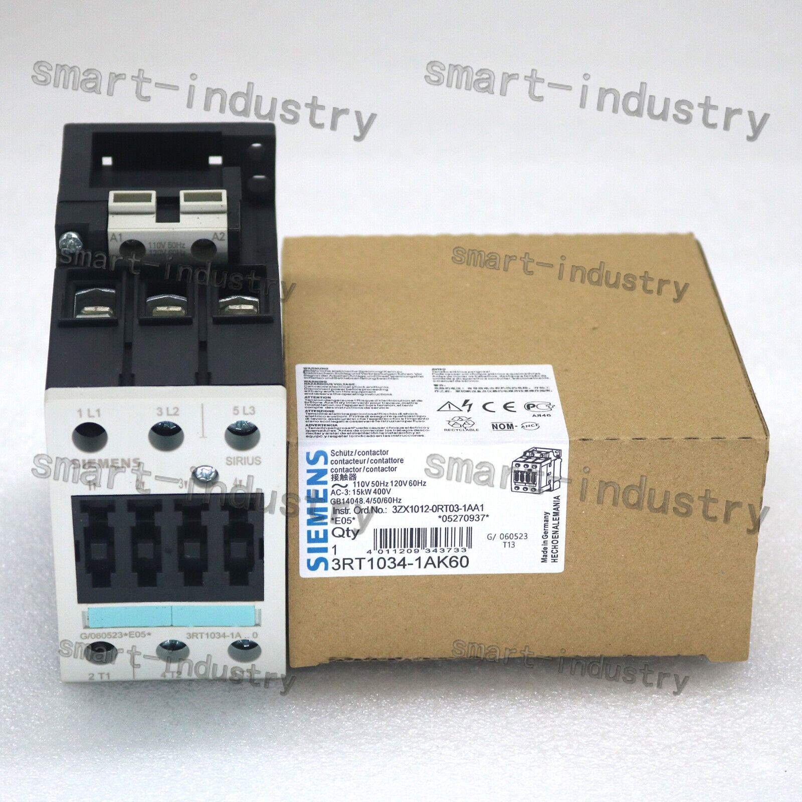 new One  For SIEMENS 3RT1034-1AK60  Contactor In Box ship