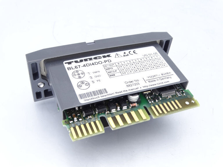 TURCK BL67-4DI4DO-PD PLC MODULE - TURCK