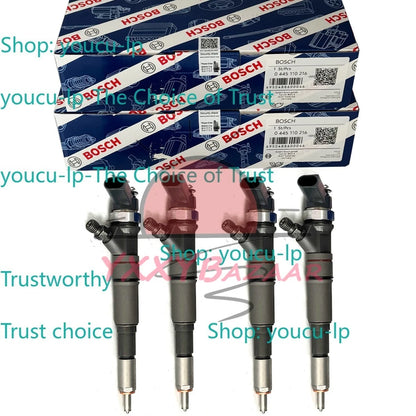 4PCS Diesel Fuel Injector for BMW 320d 330d 530d X3 X5 3.0d 0445110216 7793836