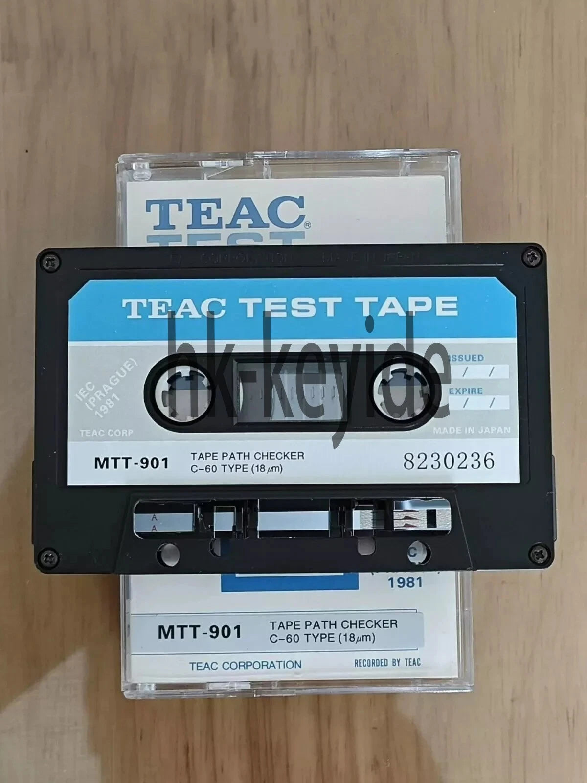 1PC TEAC MTT-901 TEST TAPE TAPE PATH CHECKER C-60 TYPE 18UM