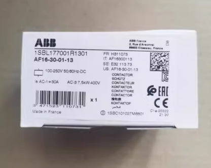 ABB AF16-30-01 Series Contactor In Box