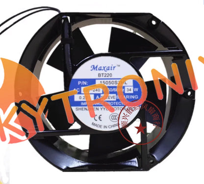 1 PCS Maxair Fan BT220 15050S2HL AC 220-240V 17251 17cm 2 wire Aluminum frame