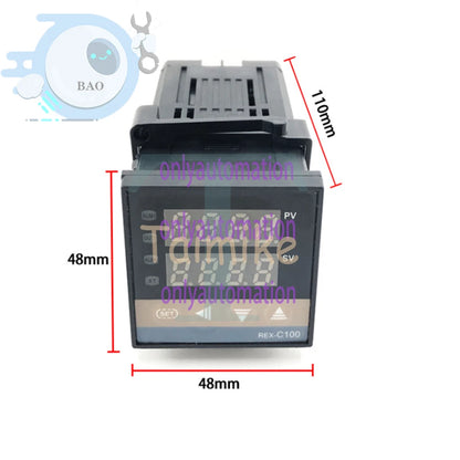 REX-C100 Digital PID Thermostat temperature Controller SSR output K Thermocouple