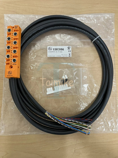 ! IFM EBC056 Sensor Wiring Block Compact M8 8 Channel Junction Box - 5m Cable