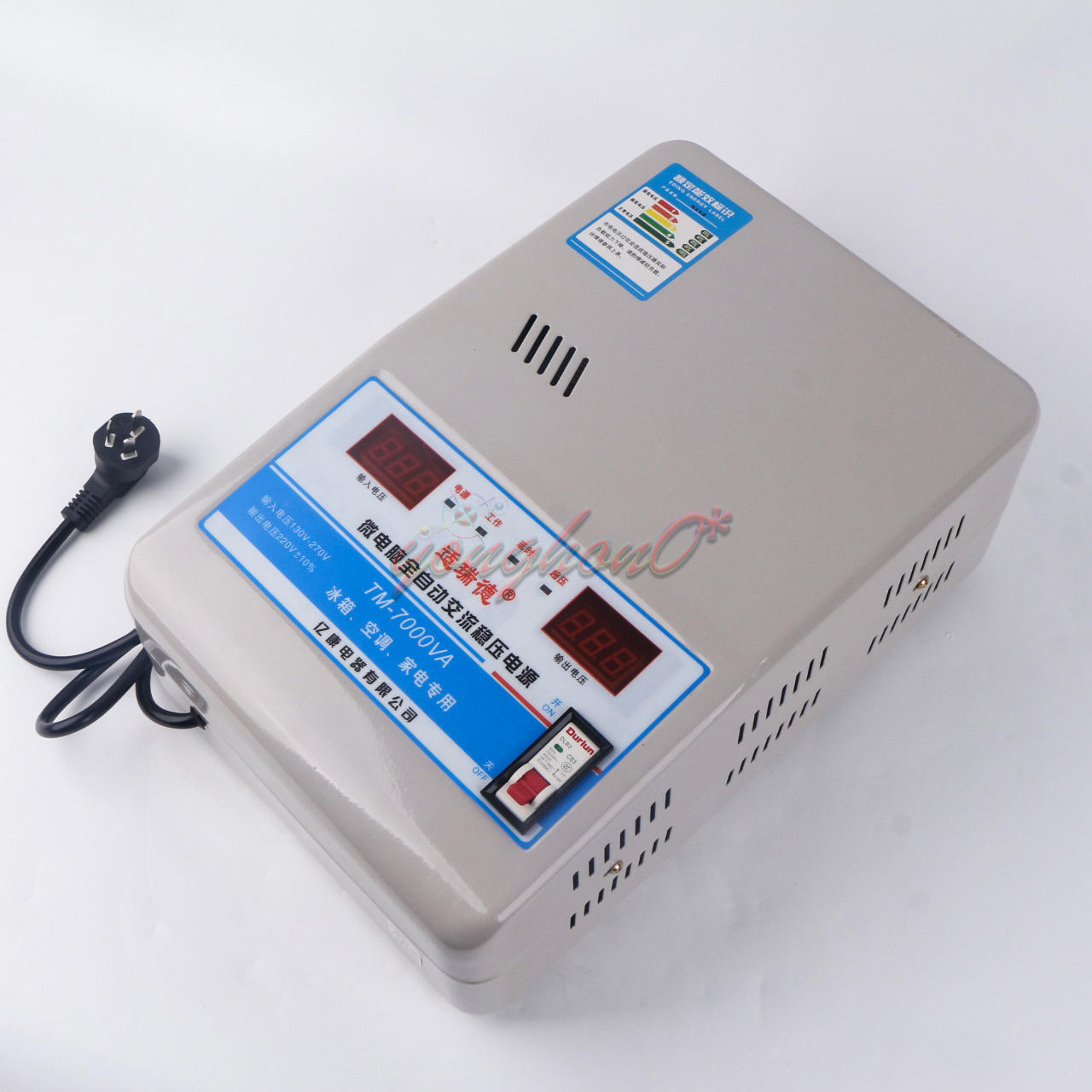 new 220V 7KW Automatic Voltage Stabilizer AC regulator Power Supply 120-270V - SIGMA