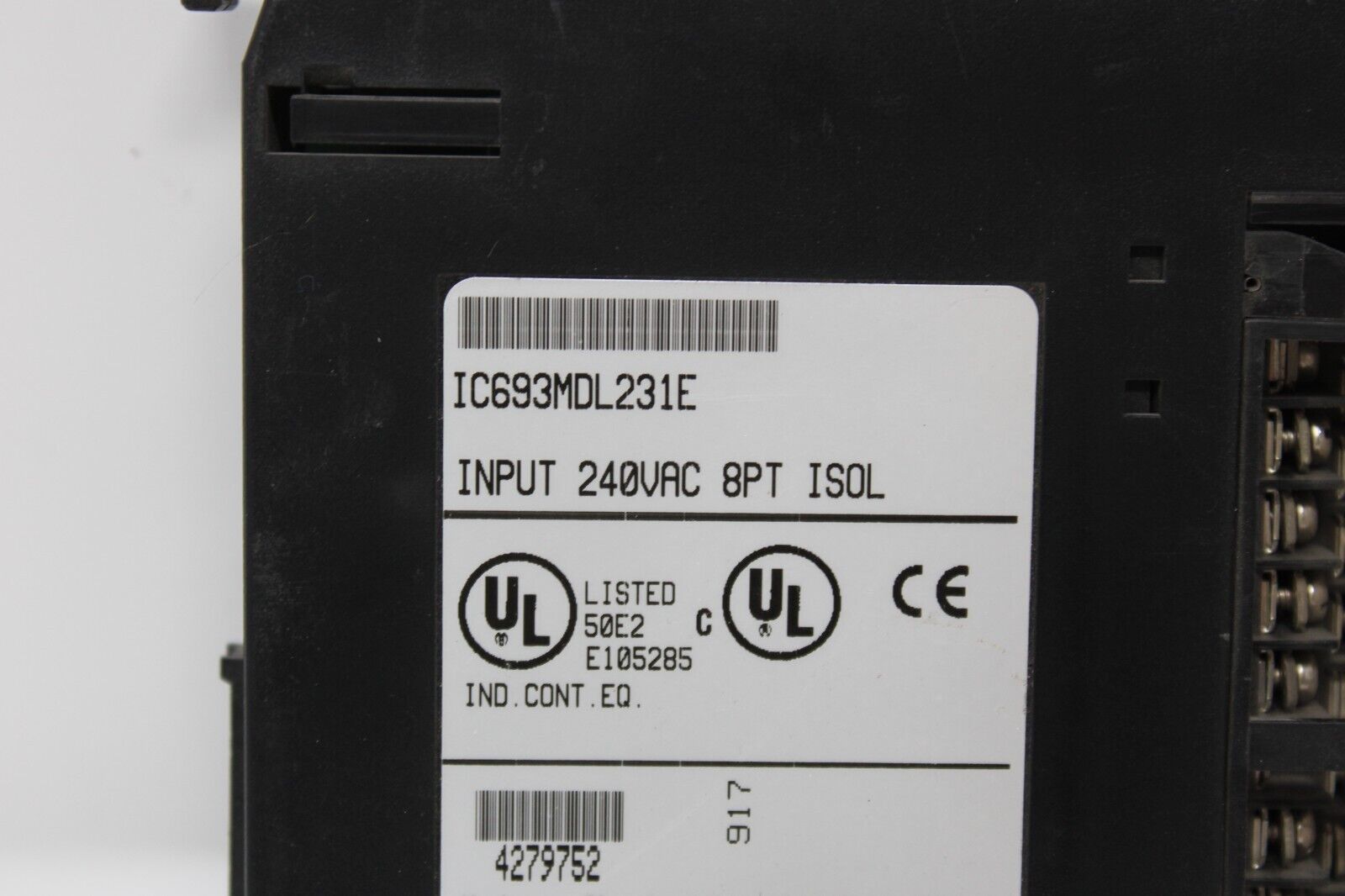used GE Fanuc IC693MDL231E Input Module - GE