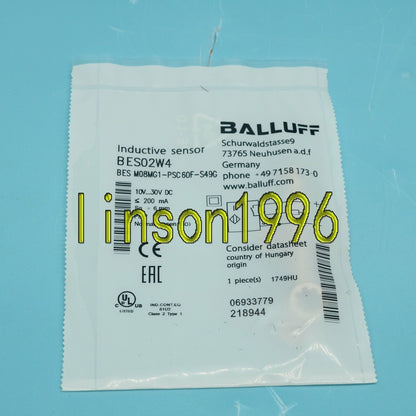 new one balluff proximity switch besh08mg1-ppsc60f-s49g - BALLUFF
