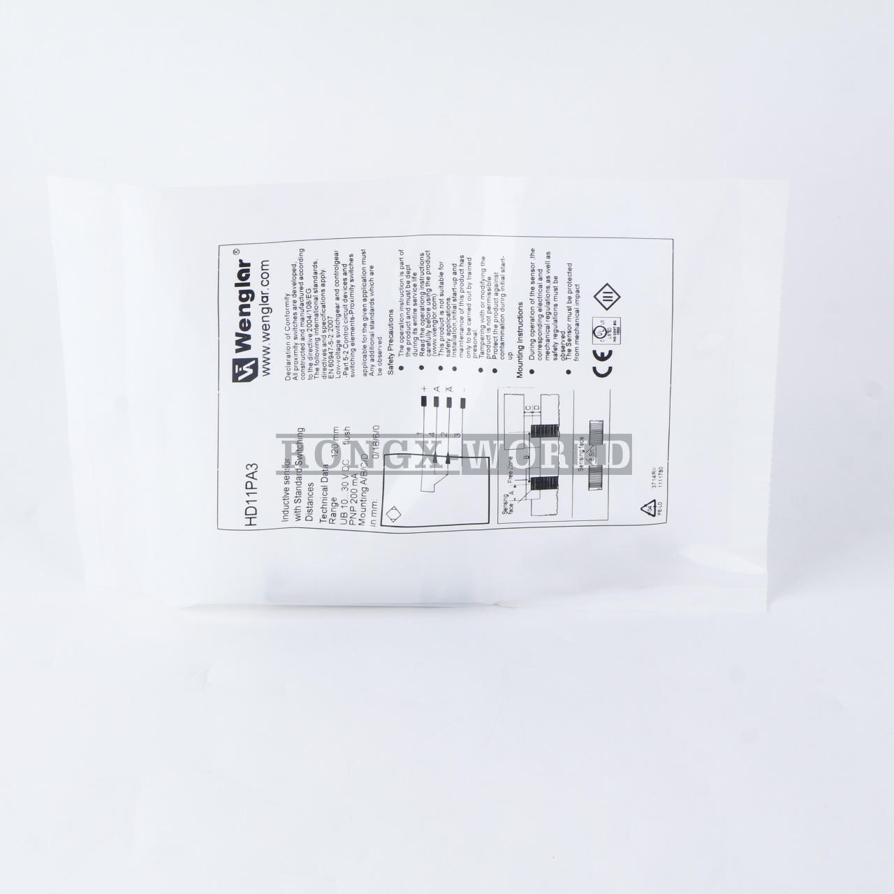 Wenglor HD11PA3 Photoelectric Switch Sensor - WENGLOR