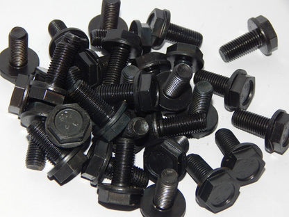 100PCS M8 10.9 Hex Head Bolts M8x1x18 Black Crank - PREMIUM PARTS STORE