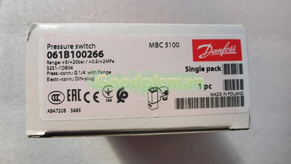 For DANFOSS 061B100266 MBC5100 3231-1DB04 Pressure Switch