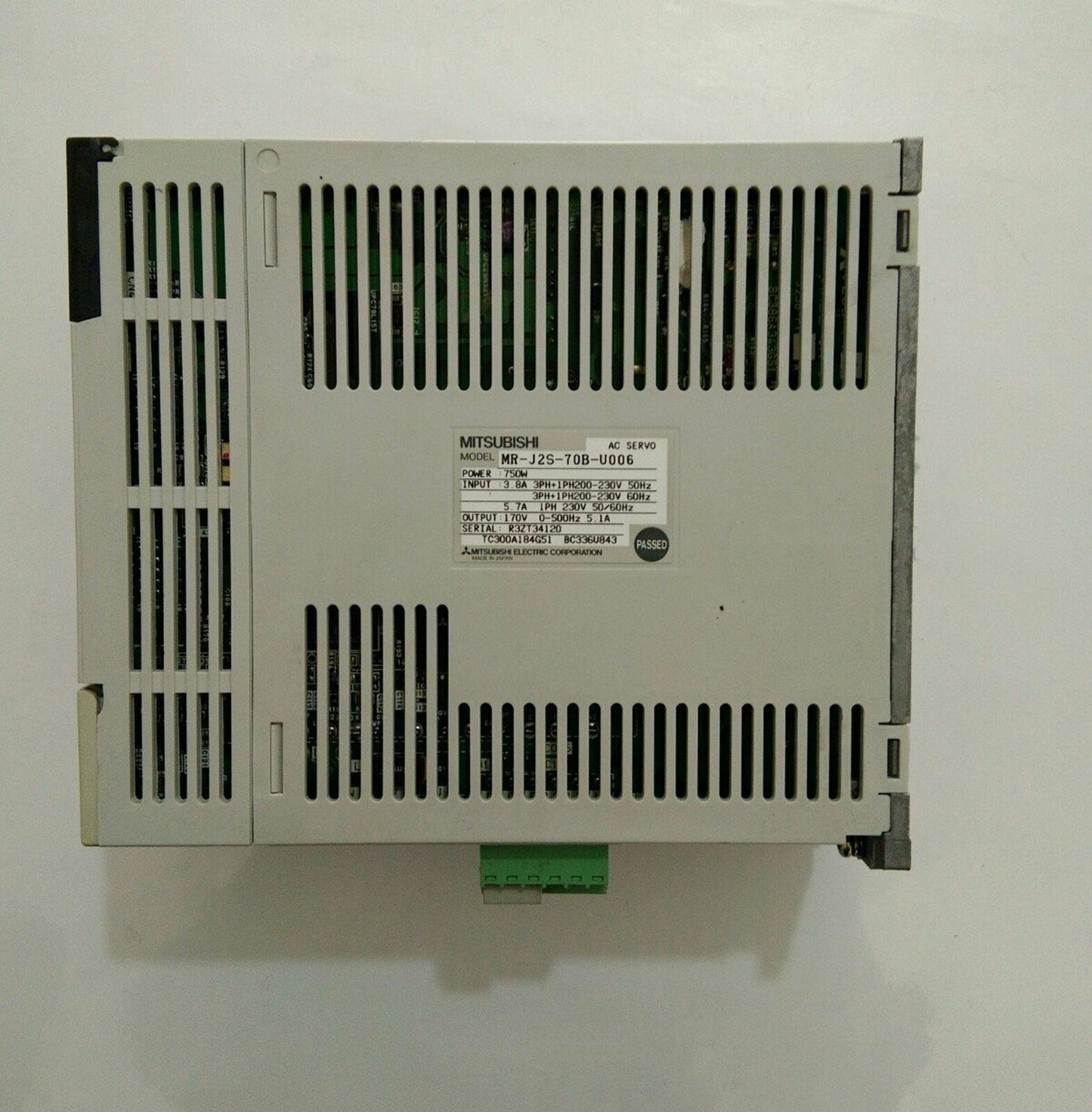Used Mitsubishi MR-J2S-70B-U006 AC Servo Driver Good Condition - MITSUBISHI