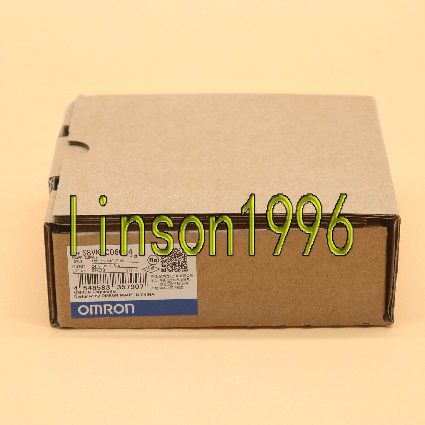 OMRON Switching Power Supply S8VK-C06024 - OMRON