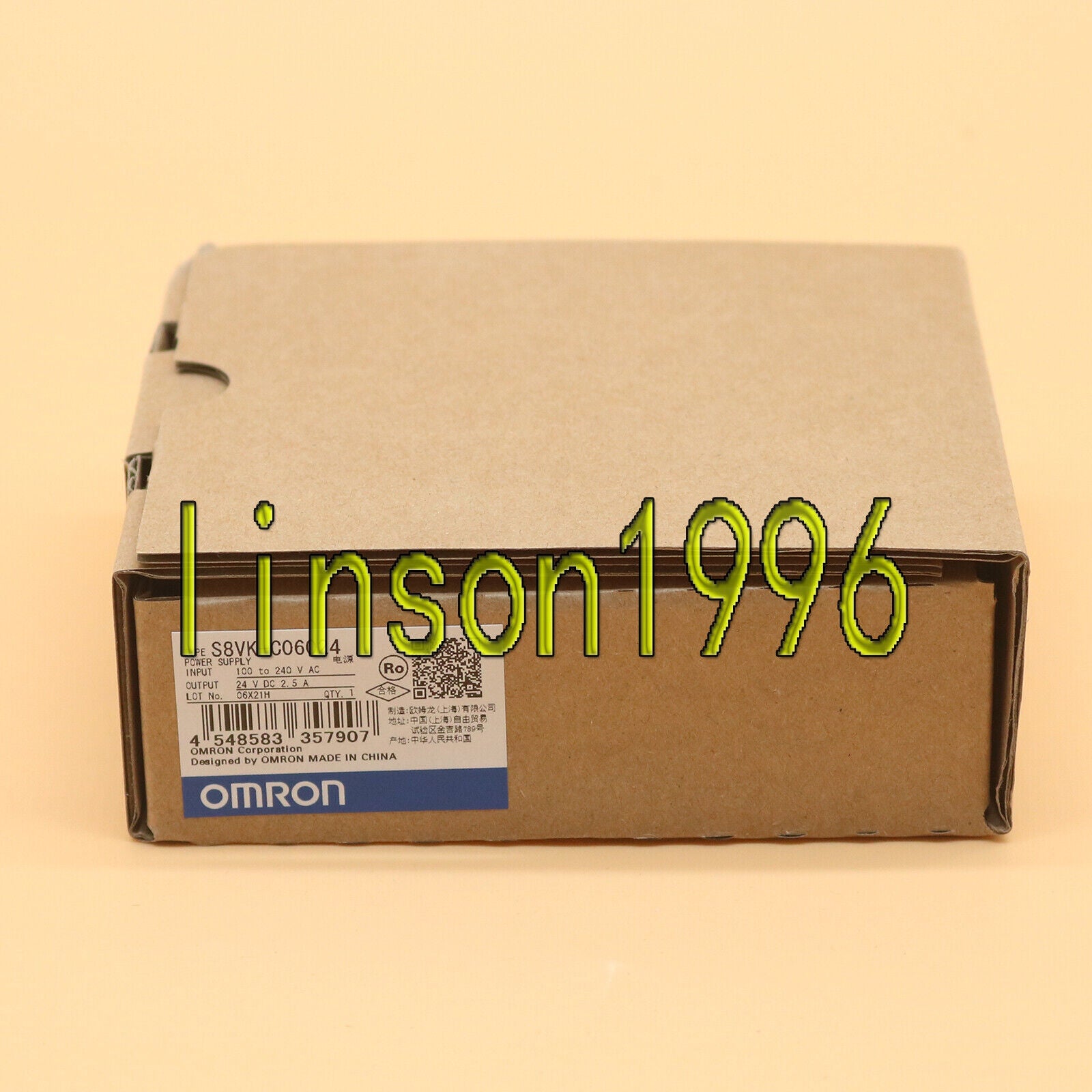 OMRON Switching Power Supply S8VK-C06024 - OMRON