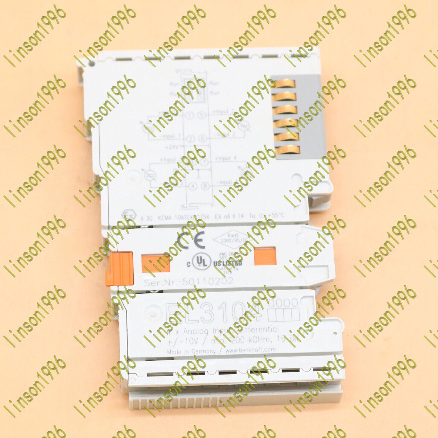 Used One For Beckhoff Module EL3104 Tested Good Condition - BECKHOFF