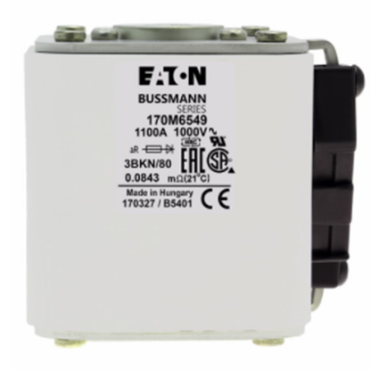 Eaton Busseman 170M6549 1100A 1000V 170M Series 250V-2500V Fixed Type 170M6549 Fuse - EATON BUSSEMAN