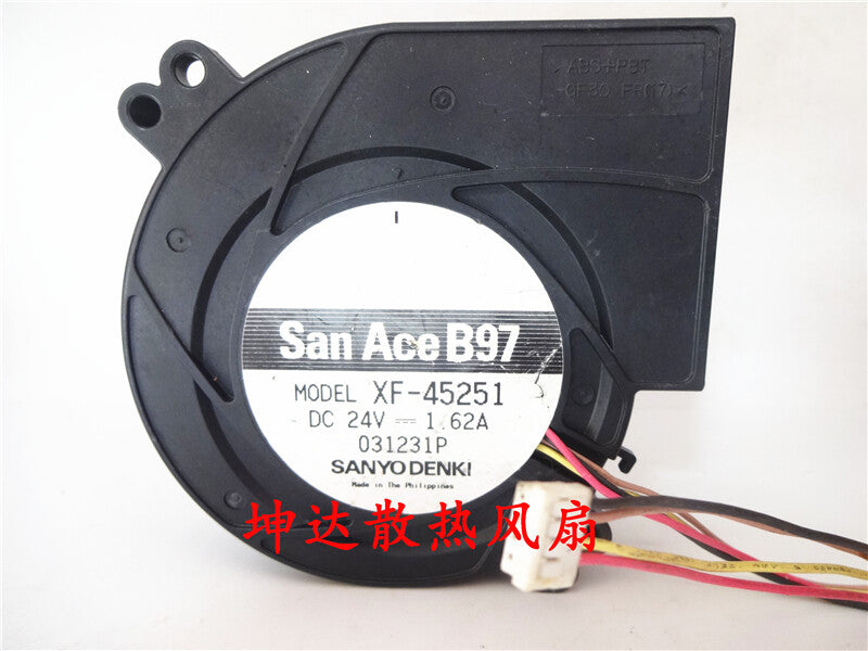 1pcs Sanyo XF-45251 24V 1.62A 4-Wire Violent Blowing Fan