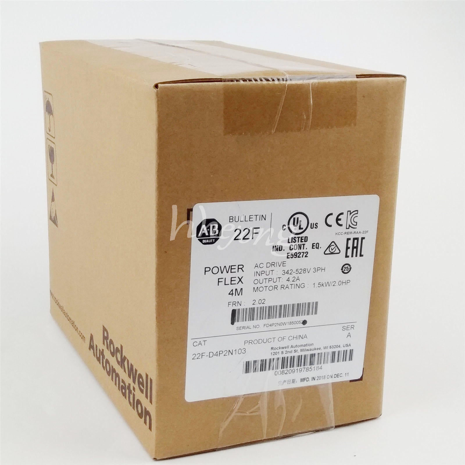 new 1PCS  Allen-Bradley AC Driver 22F-D4P2N103