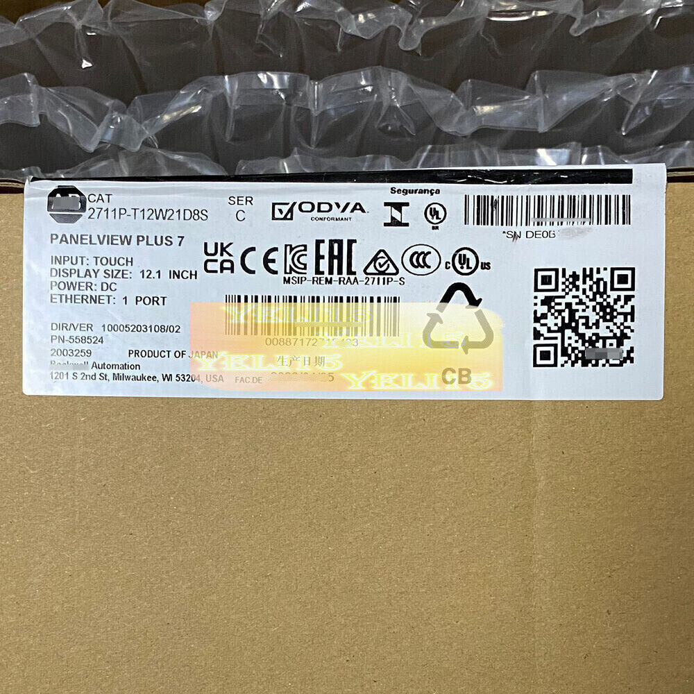 new 2711P-T12W21D8S PanelView Plus 7 Graphic Terminal 2711PT12W21D8S 1pcs - OPCOIL