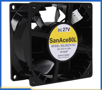 SANYO 9GL0827K103 27V 0.8A 8038 8CM Inverter Cooling Fan