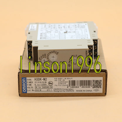 New ONE Omron Timer Relay H3DK-M2 H3DKM2 24-240VAC/DC Timer relay with high efficiency and fast shipping. - OMRON