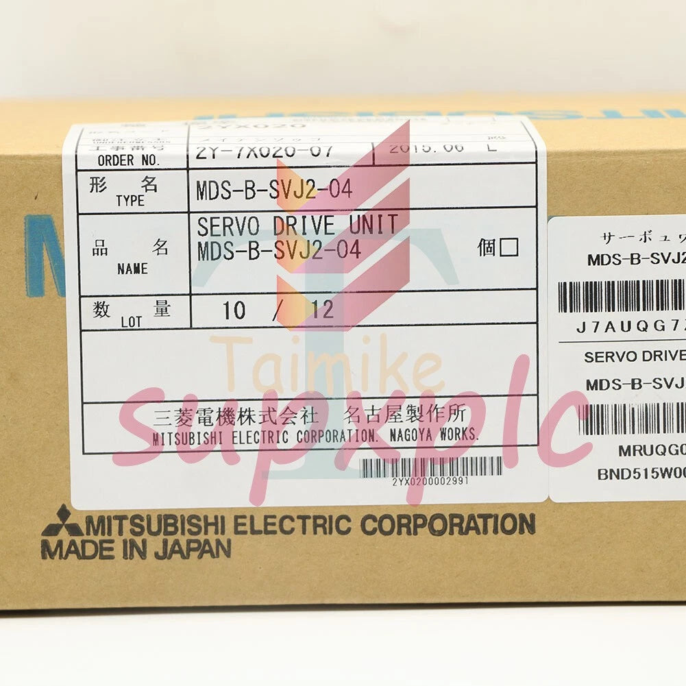 Mitsubishi MDS-B-SVJ2-04 SERVO DRIVE 0.4KW 0.3/2.8AMP 230V 50/60 HZ 1PCS