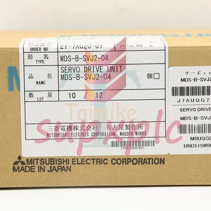Mitsubishi MDS-B-SVJ2-04 SERVO DRIVE 0.4KW 0.3/2.8AMP 230V 50/60 HZ 1PCS