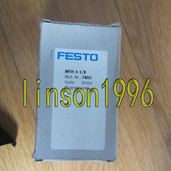 new one  for FESTO Solenoid Valve MFH-3-1/8 7802 Fast Delivery FESTO