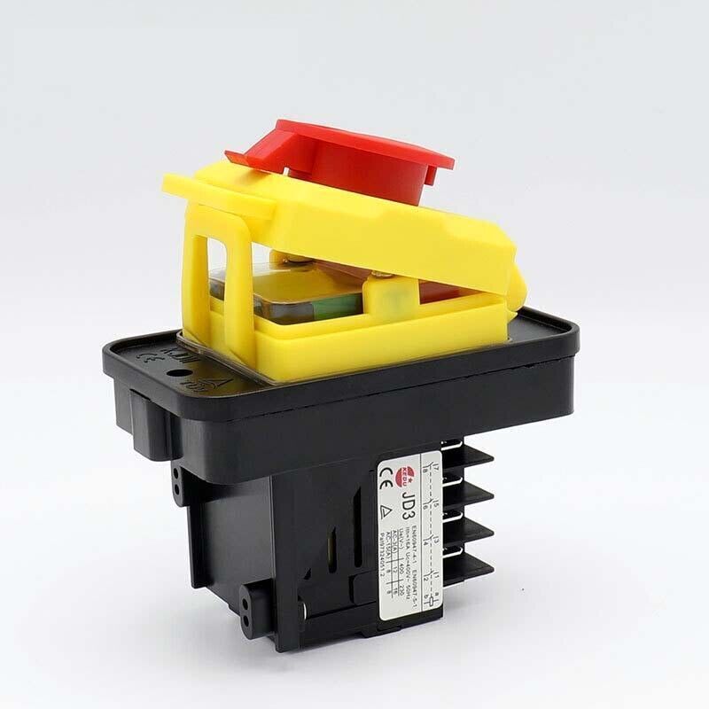 JD3 KJD11 KEDU 10 Pins 16/12A 400V Electromagnetic On Off Push Button Switches