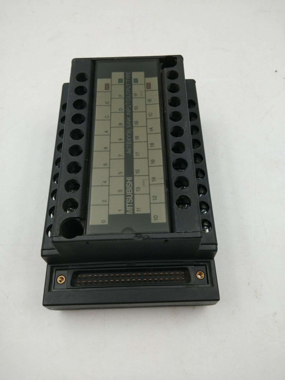 A6TBXY36 36 POINT TERMINAL BOARD Mitsubishi Tested OK - MITSUBISHI