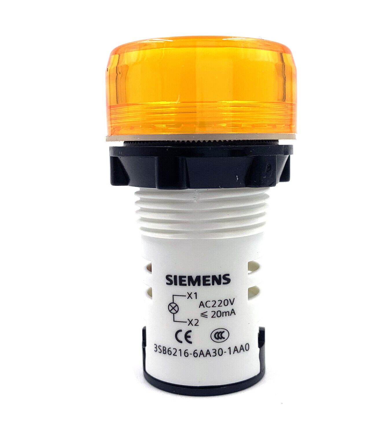 new 1pcs SIEMENS Panel Indicator 3SB6216-6AA30-1AA0 yellow 3SB62D6Y