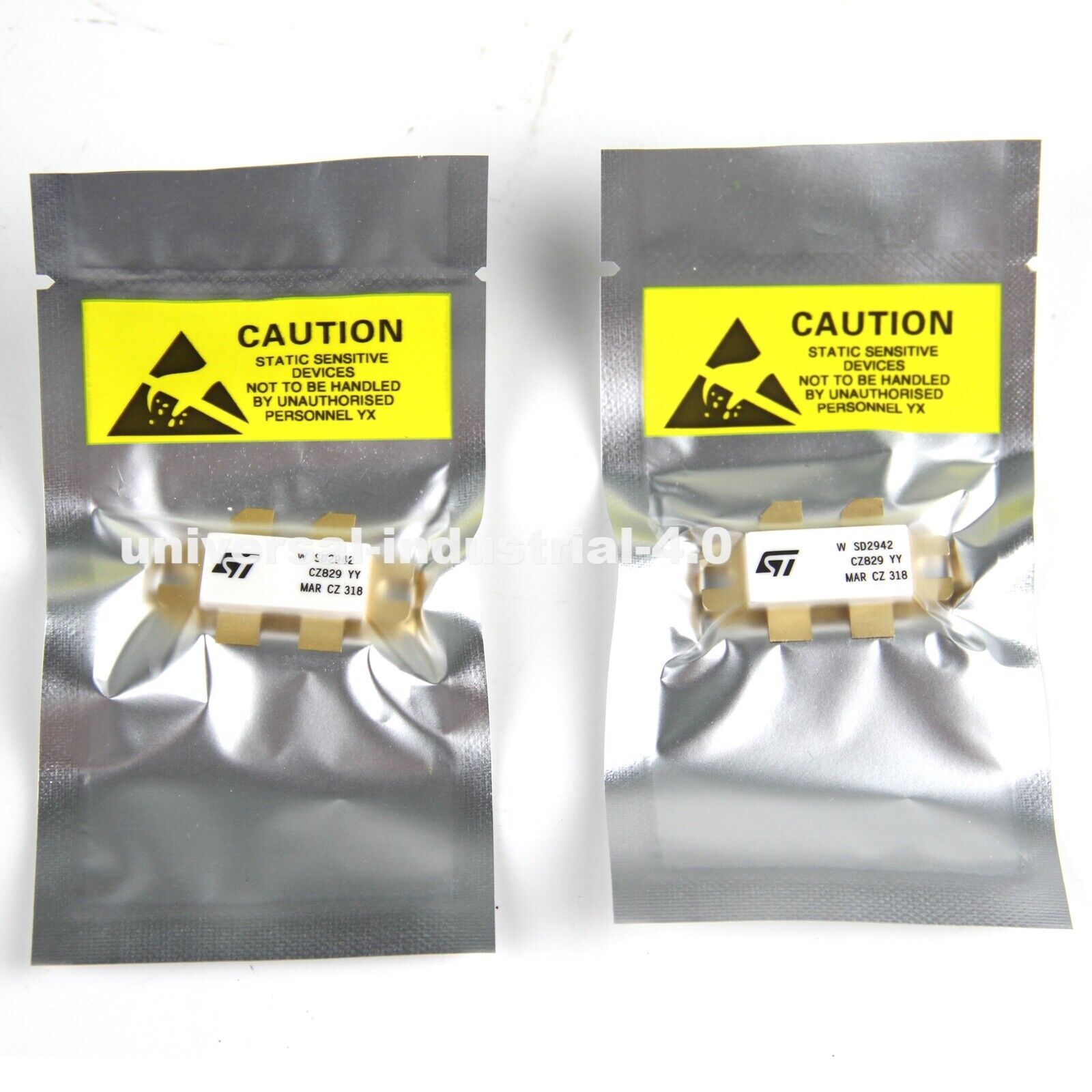 STMicroelectronics SD2942 HF/VHF/UHF RF Power MOSFET Transistor | High-Power Radio Frequency Power mos transistor | STMicroelectronics SD2942 HF/VHF/UHF RF Power MOSFET Transistor - STMICROELECTRONICS