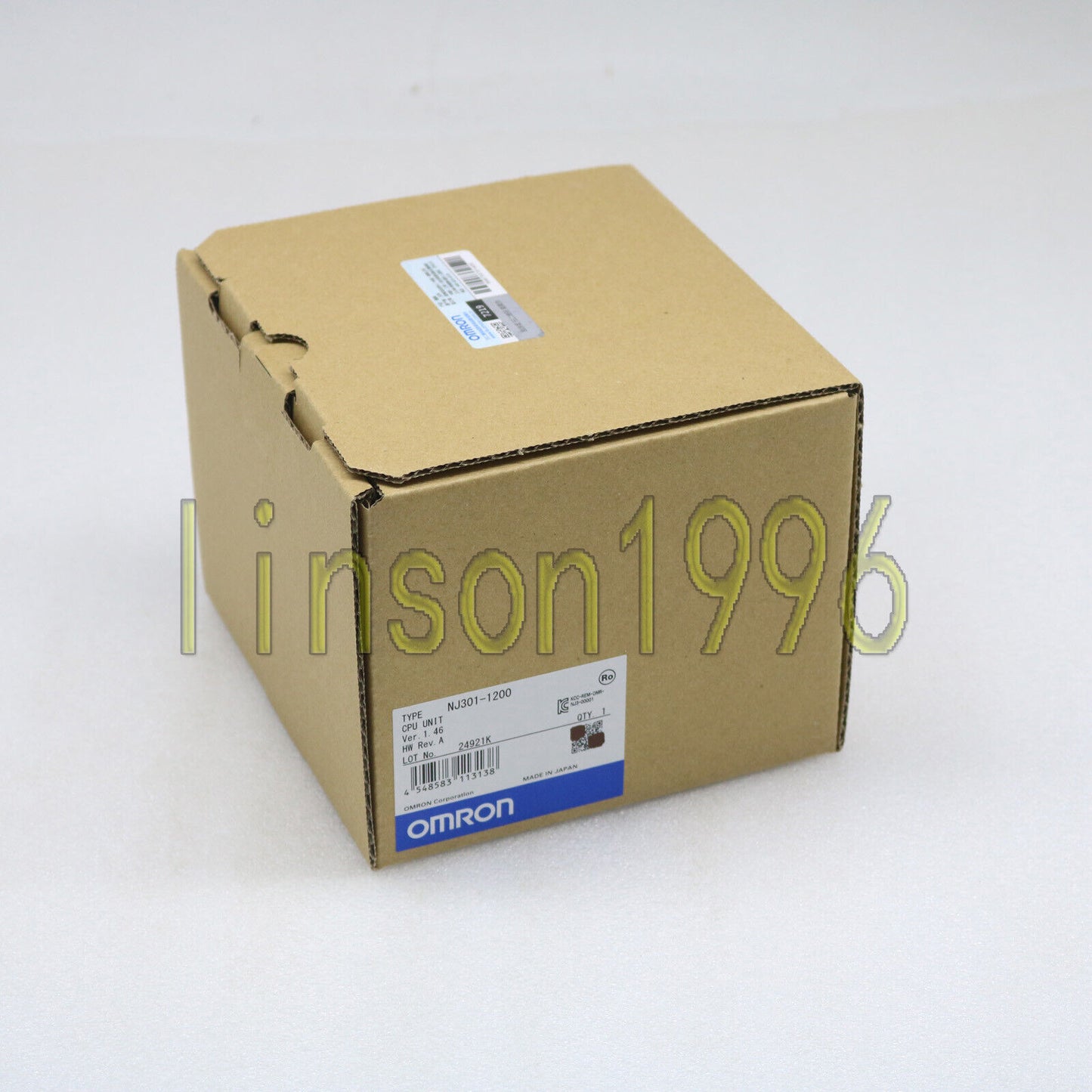 Omron NJ301-1200 PLC Control Unit Module - IN BOX - FAST SHIP - OMRON