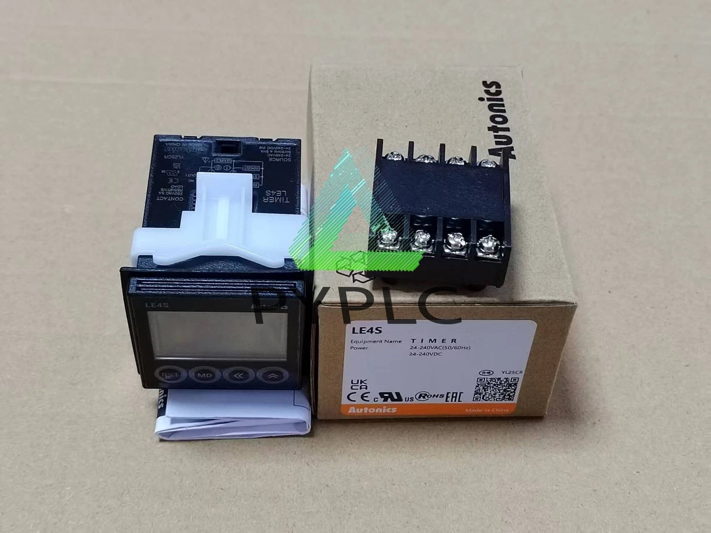 LE4S 1PC Autonics Digital Backlit LCD Timer free shipping~