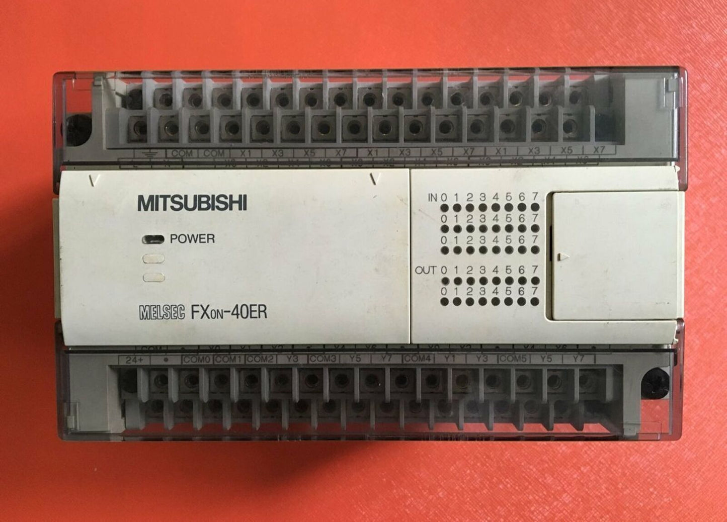 used Mitsubishi FX0N-40ER PLC in good condition - MITSUBISHI