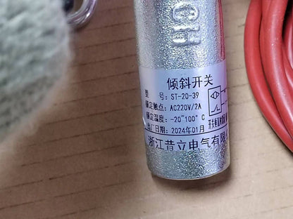 20-39-25 explosion proof tilt switch (vertical is normally closed-normally open)