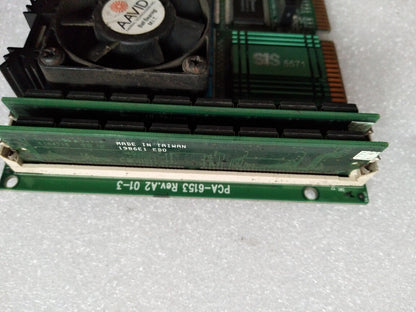 used 1 pcs Advantech PCA-6153 Rev.A2 mainboard tested ok