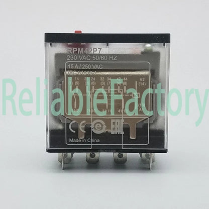 1PCS Schneider RPM42P7 Miniature Relays 230VAC In Box