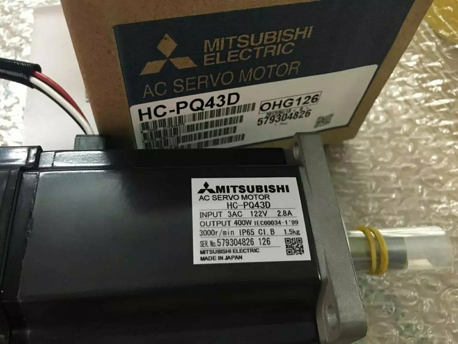ONE HCPQ43D Servo Motor Mitsubishi In Box - MITSUBISHI