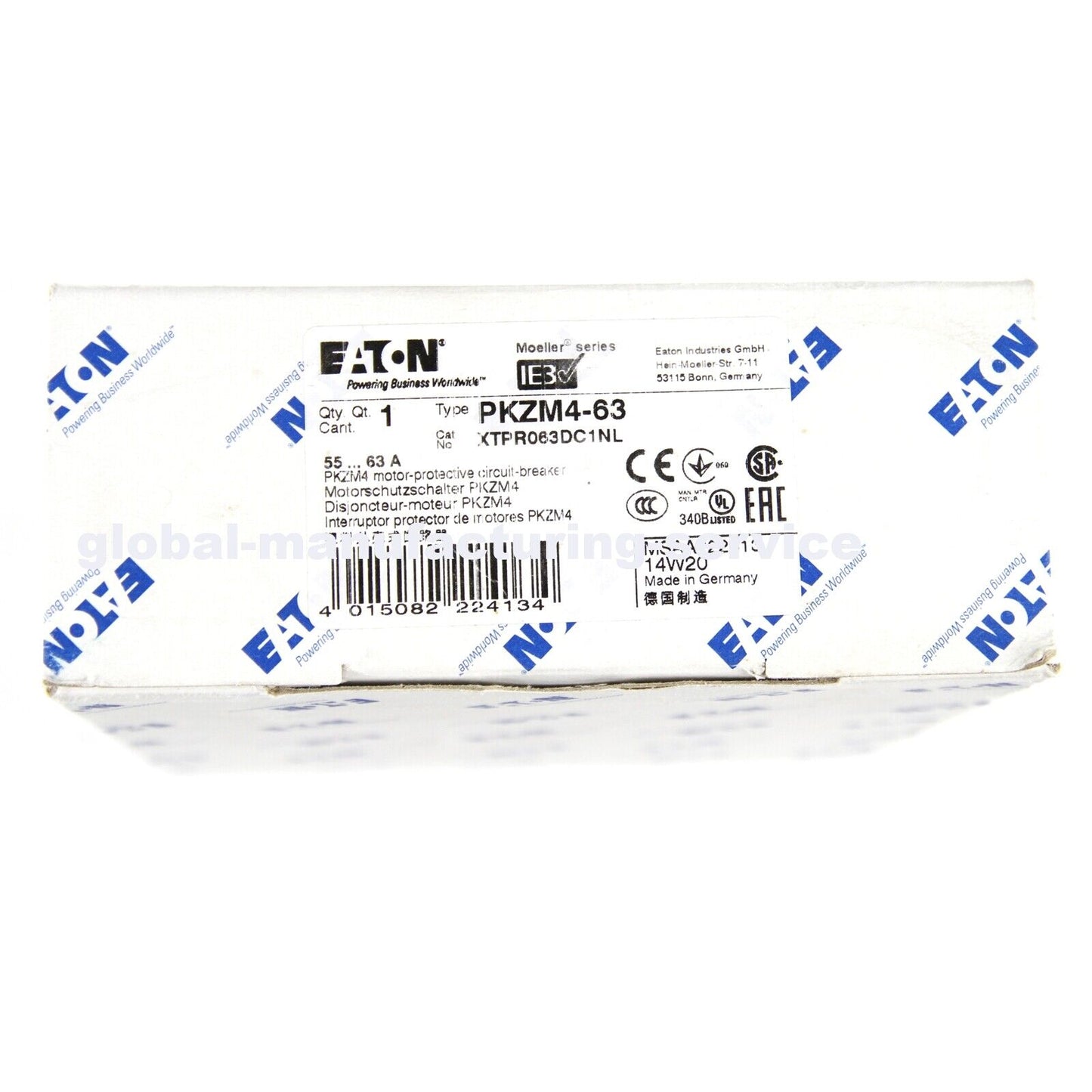 Eaton Möller PKZM4-63 Manual Motor Protector - [Eaton Möller PKZM4-63 Manual Motor Protector] - EATON MÖLLER