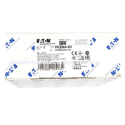 Eaton Möller PKZM4-63 Manual Motor Protector - [Eaton Möller PKZM4-63 Manual Motor Protector] - EATON MÖLLER