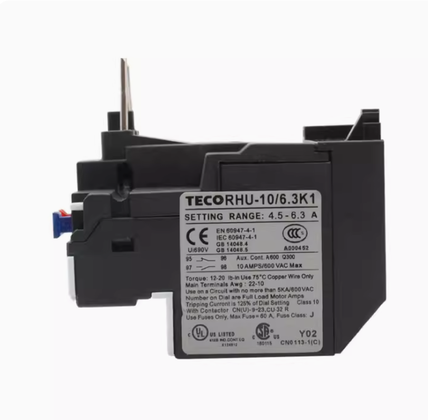 TECO RHU-10 Thermal Overload Relay - TECO