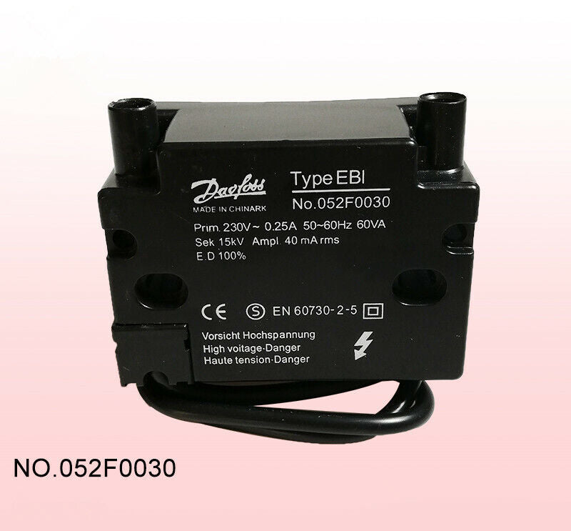 new Danfoss EBI NO.052F0030 Bipolar 15KV 230V~0.25A transformer