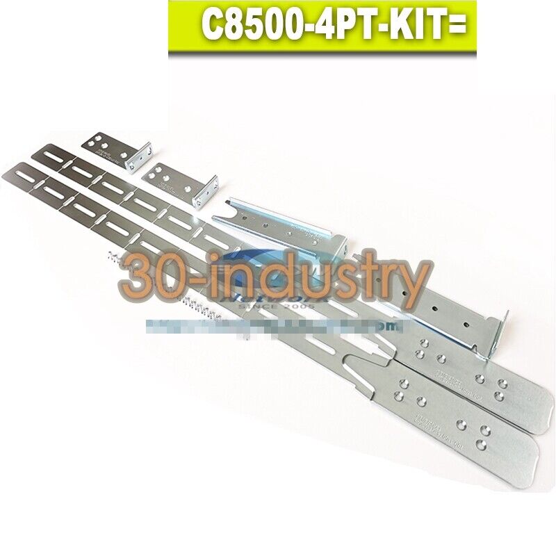 1Set New C8500-4PT-KIT= Rack Rail Mount Kit Fit C8500-12X Network Switch - KOEED