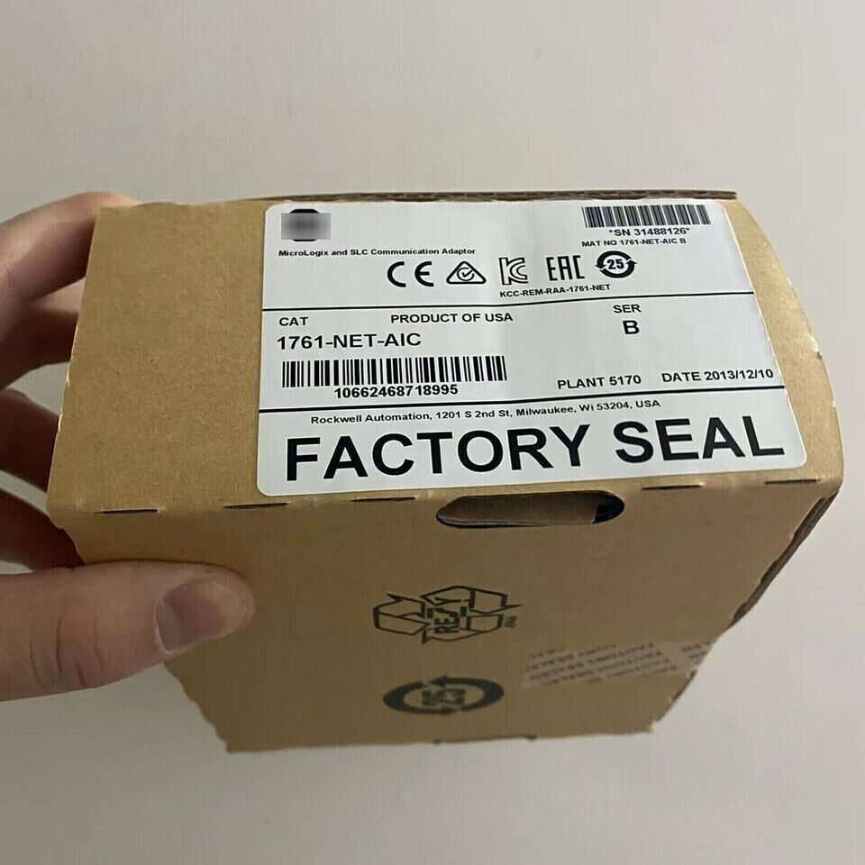 New Factory Sealed AB 1761-NET-AIC B MicroLogix SLC Communication Adaptor - MICROLOGIX