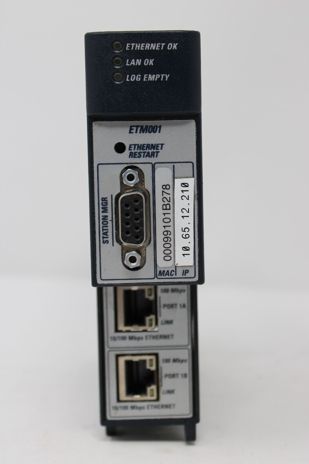 used GE Fanuc IC695ETM001-DG Ethernet Module - GE