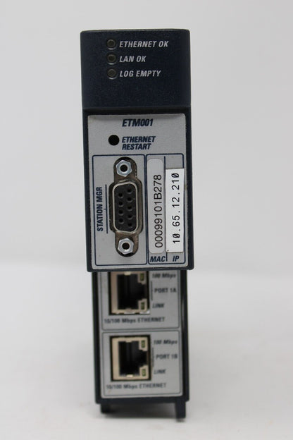 used GE Fanuc IC695ETM001-DG Ethernet Module - GE